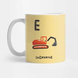 Cool Excavator E Mug